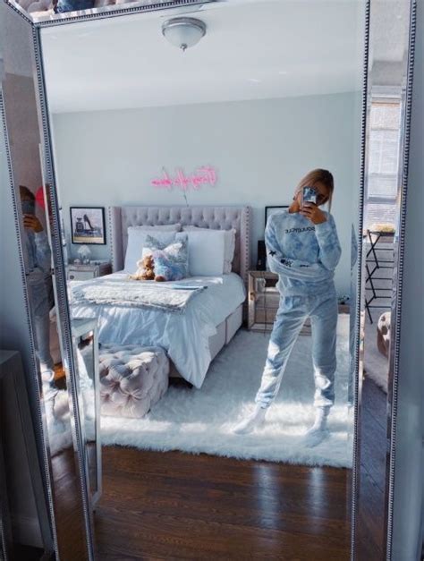 Cozy Aesthetic Blue Bedroom Img Figtree