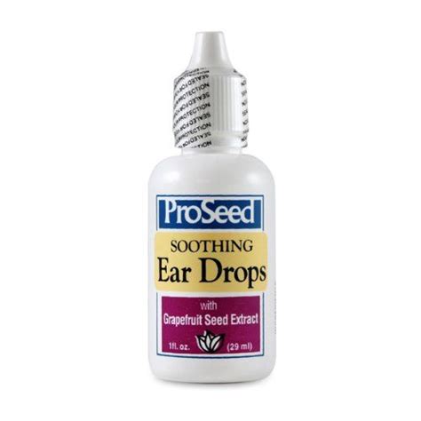 Proseed Soothing Ear Drops Travel Ear Drops Ear Grapefruit Seed