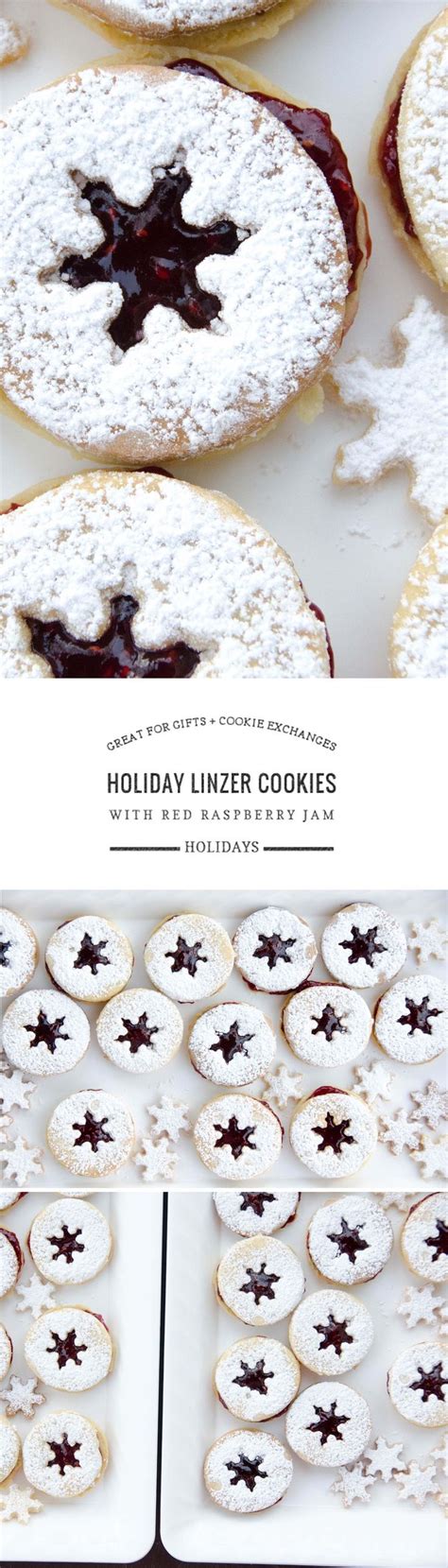 Shortbread Linzer Cookies Recipe Christmas Baking Cookie Recipes