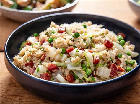 Fried Rice With Chinese Sausage Cabbage And Torch Hei Recipe In