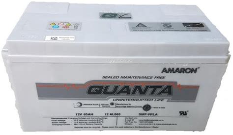 amaron quanta 12v 65ah smf battery at rs 4600 क्वांटा एसएमएफ बैटरी in hyderabad id 14295615033