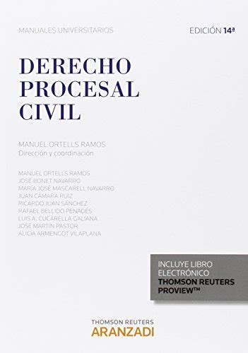 Derecho Procesal Civil Papel E Book Manuales By Rafael Bellido