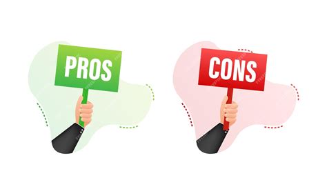 Premium Vector Pros Cons Comparison Make Decision Optimal Solutions