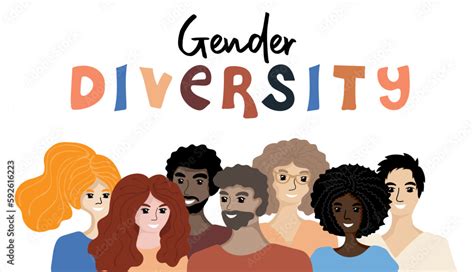 Gender Diversity Group Of Gender Diversity People Multi Ethnic Race Racial Equality And Anti