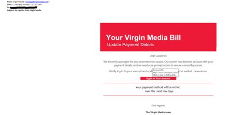 Solved Account Phishing Email Virgin Media Community 5467982