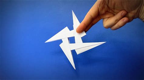 How To Make A Paper Shuriken Naruto Origami Naruto Paper Ninja Star