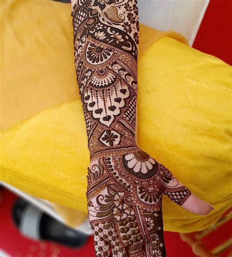 Bridal Dulhan Mehndi Design For Front Hands 4 K4 Fashion