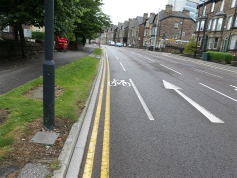 East Parade Cycle Route Harrogate North Yorkshire