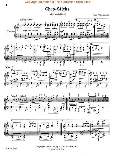 Check spelling or type a new query. Chopsticks Sheet Music By Arthur De Lulli (SKU: HL.412517) | Piano sheet music, Sheet music, Music