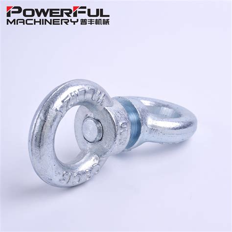 Drop Forged DIN 580 Lifting Eye Bolt With Metric Thread China Lifting