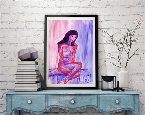 X X Cm Colores De Sensualidad Woman Dreaming Nude Art