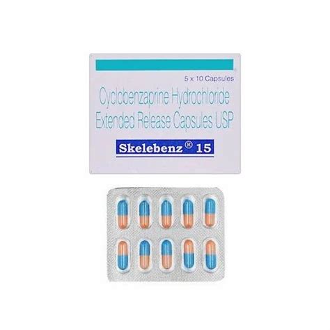 Skelebenz 15 Capsule Cyclobenzaprine Hydrochloride Extended Release