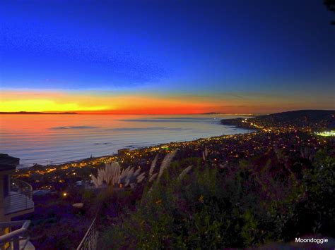 Laguna Beach Sunset With Catalina Island And Palos Verdes Flickr
