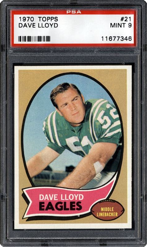 1970 Topps Dave Lloyd Psa Cardfacts®