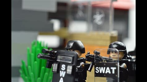 lego swat lego swat lego bank robbery youtube