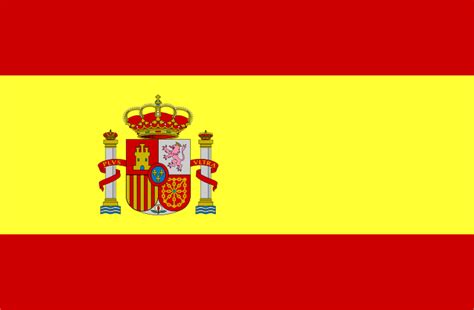 The canary islands off the coast of north africa, and the balearic. ธงสเปน - Simple Spanish