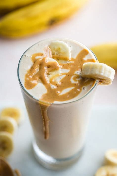 Peanut Butter Banana Smoothie Food With Feeling