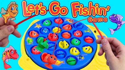 Review Lets Go Fishing Game Fun Surprise Toys Deep Sea Edition Youtube