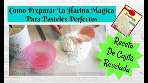 Receta Casera De Harina De Caja Para Pasteles Perfectosmagic Mix Cake Youtube