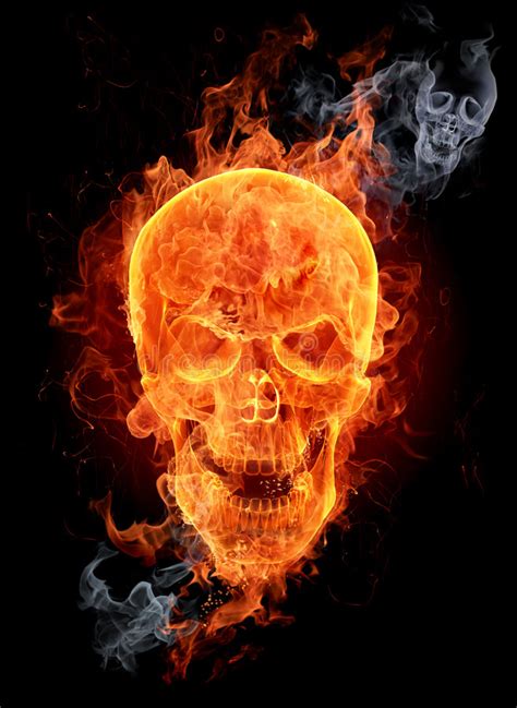 Fire Skull Stock Illustration Illustration Of Heat