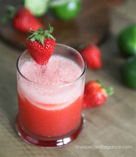 I've been wanting to make a new, fun cocktail recipe because while the clayton's margarita recipe will always be my. Strawberry Limeade Vodka Cocktail - Unexpected Elegance