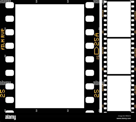 Film Strip Frame Of Retro Film For Photograph Or Movie Stock Vector