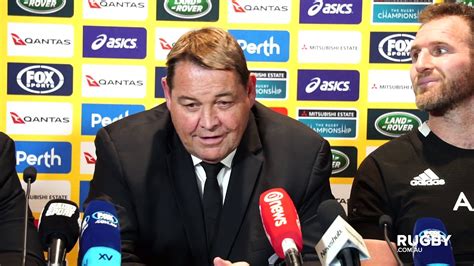 Watch worlds collide when rugby returns to perth for the 2021 bledisloe cup! Bledisloe Cup 2019: All Blacks press conference, Perth ...