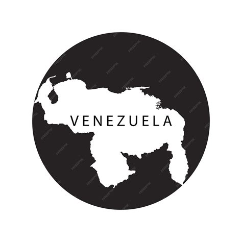 Icono De Mapa De Venezuela Vector Premium