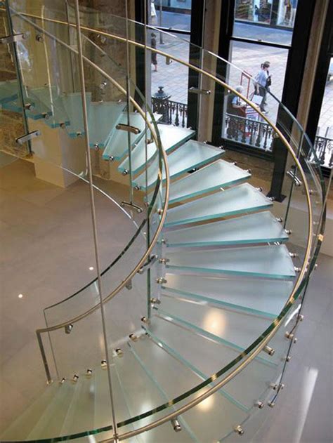 Spiral Glass Staircase At Future Nyc Apple Store Hard