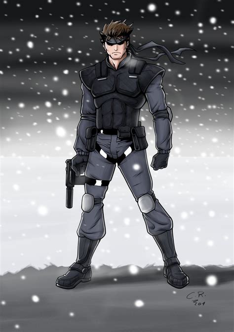 Solid Snake By Hitokirisan Deviantart Com On Deviantart Metal Gear