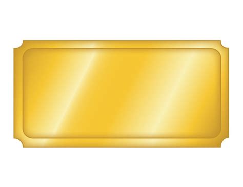 Golden Ticket Template Clipart Best