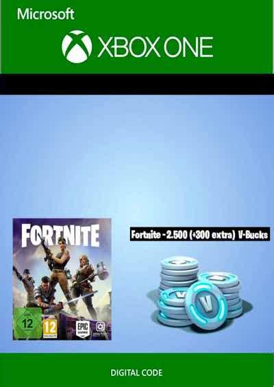 Choose from contactless same day delivery, drive up and more. Fortnite - 2500 (+300 Bonus) V-Bucks for XBOX One ...