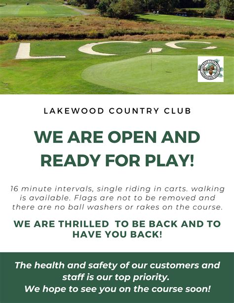 Welcome To Lakewood Country Club Lakewood Country Club