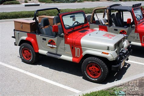 Jeep Photograph Jurassic Park Jeeps By Tommy Anderson Jurassic Park