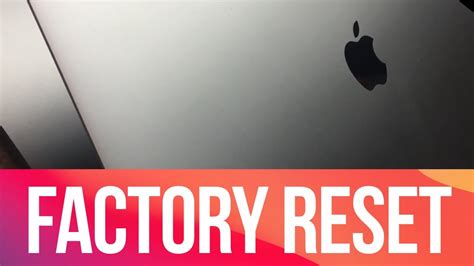 How To Factory Reset Macbook Pro In 2021 Youtube