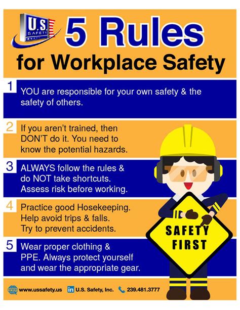 Free Safety Posters For The Workplace