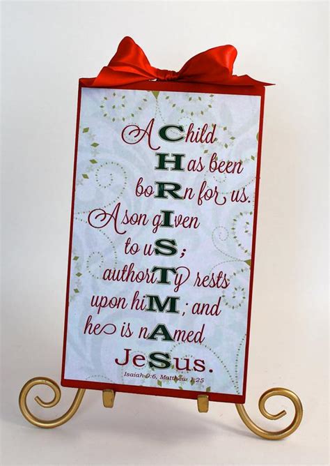 For many people, christmas is a time of sorrow. Items similar to Christmas - Sign -Decoration -Bible Verse ...