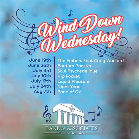 You're really winding down, huh? Wind Down Wednesday 2019 | Presented by Lane and ...