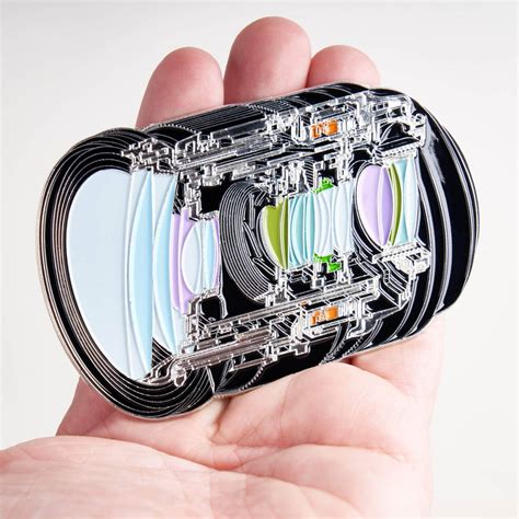 Lens Cutaway Lapel Pin 35mm Film Camera Photography Pins Badges