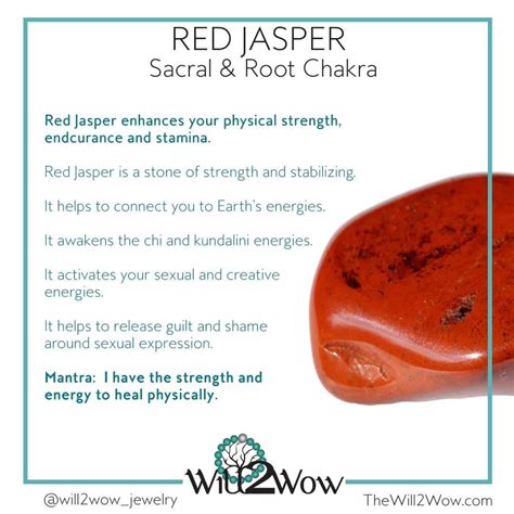 Red Jasper Crystals Healing Properties Crystal Healing Stones Red