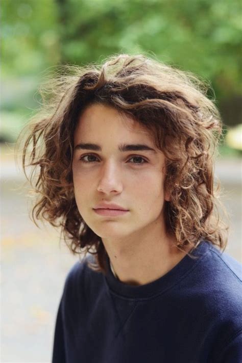 Attractive Curly Brown Hair Boy Aesthetic 214 Best Hair