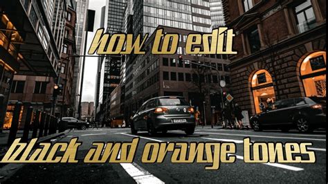 Best of all, the darker blacks now add to the. How to edit Urban Black and Orange | Lightroom Preset in ...