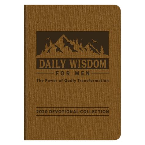 Daily Wisdom for Men Devotional 2020 | Daily wisdom, Devotions, Wisdom