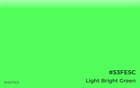 Light Bright Green Color Artyclick