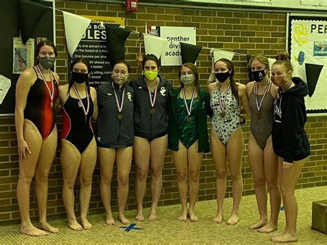 Green High School Girls Varsity Swimming Winter 2020 2021 Photo Gallery