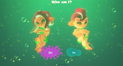 You Can Play As Either A Male Or A Female Octoling In Splatoon 2s Octo