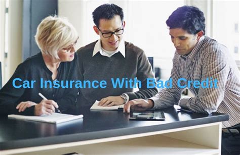 Bad credit for car insurance is something which people find it tough to