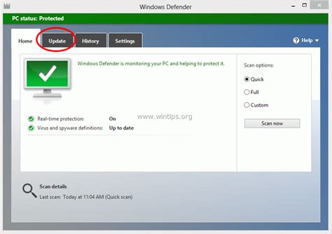 How To Enable Turn On Windows Defender Wintips Org Windows Tips