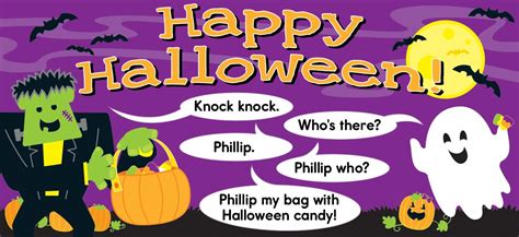 Hence, funny knock knock jokes for kids related to halloween make a great activity for the kids if you are also throwing a party at home. Here's a knock-knock joke to keep in mind while trick-or ...