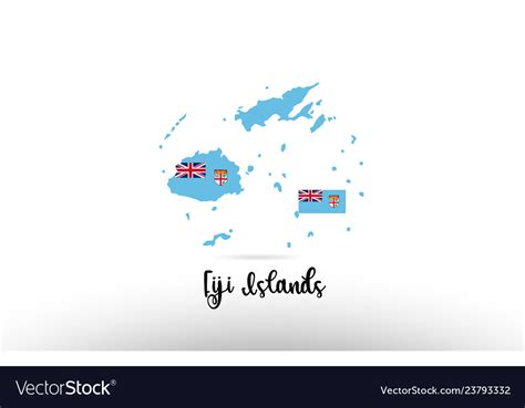fiji islands country flag inside map contour vector image the best porn website